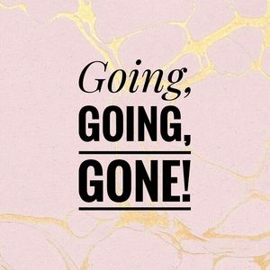 All items below are sold out!